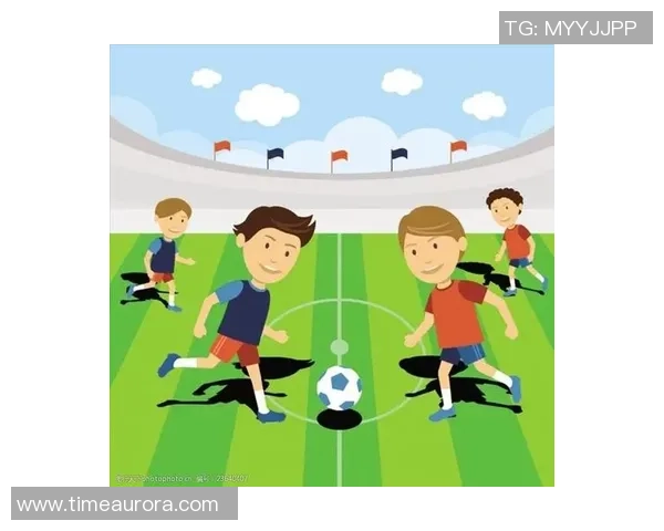 快乐成长从足球开始幼儿园足球活动海报展示儿童运动乐趣与团队精神